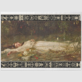 Ophelie im Fluss durch Heyer schweben Seidenpapier