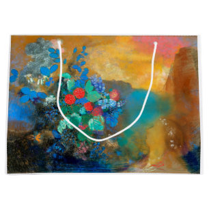 Ophélie parmi les fleurs, Redon Grand sac cadeau