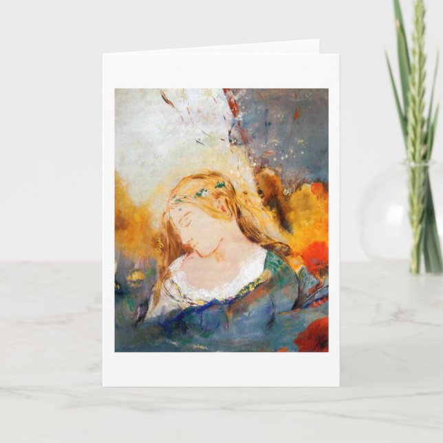 Ophelie, Redon Karte (Vorderseite)