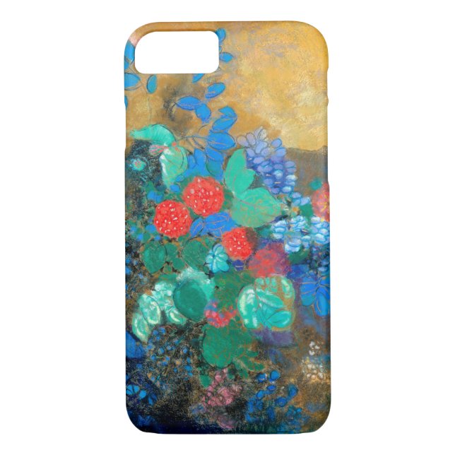 Ophelie unter den Blume, Redon Case-Mate iPhone Hülle (Rückseite)
