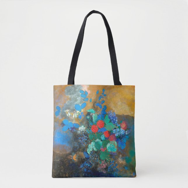 Ophelie unter den Blume, Redon Tasche (Vorderseite)