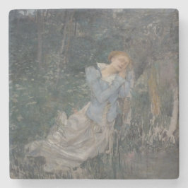 Ophelie (Wehende Frau) (von Jules Bastien-Lepage) Steinuntersetzer