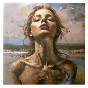 "Ophira"-Fragmente des Meeres Fliese