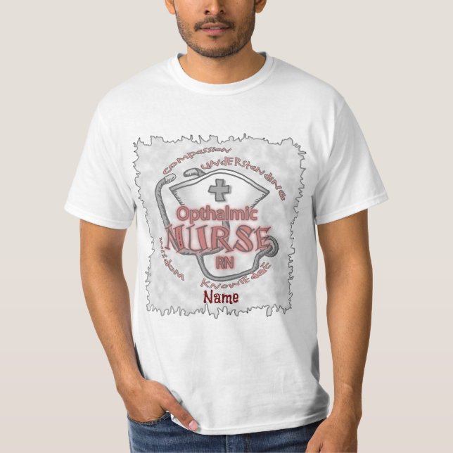 Ophthalmische Krankenschwester Axiom T-Shirt (Vorderseite)