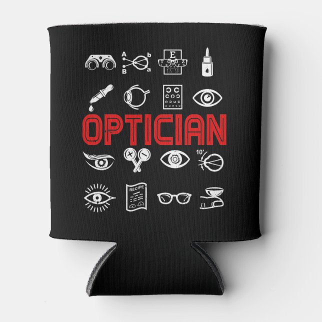 Ophthalmologe des Optometristen Dosenkühler (Vorderseite)