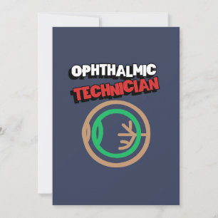 Ophthalmologie Feiertagskarte