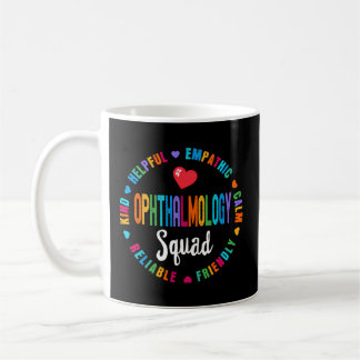 Ophthalmologie Squad Nurse Team Registrierung Kran Kaffeetasse