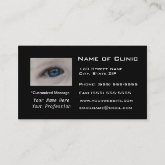 Ophthalmologist Eye Exam Appointment Reminder Terminkarte