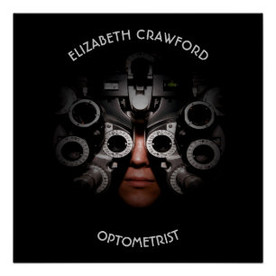 Ophthalmologist-Optometriker-Optiker-Test-Vision Poster