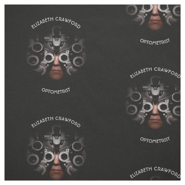 Ophthalmologist-Optometriker-Optiker-Test-Vision Stoff (Muster)