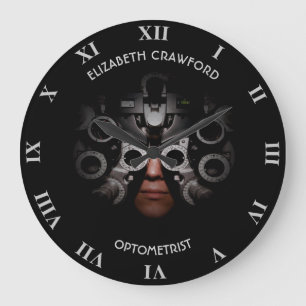 Ophthalmologist Optometrist Optician Test Vision Große Wanduhr