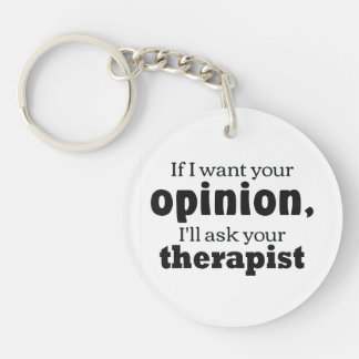 Opinion frag Therapeut Schlüsselanhänger