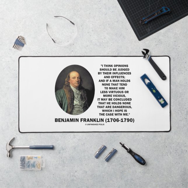 Opinions Should Be Judged Influences Effects Quote (Poste de travail)