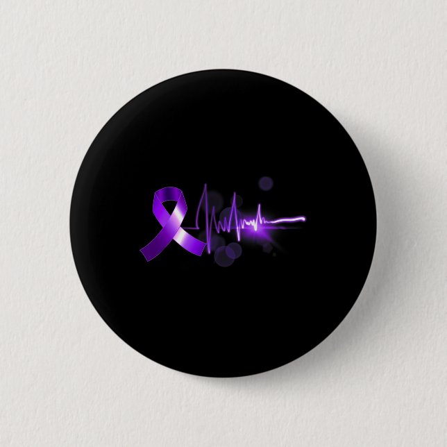 Opioid-Ribbon-Opioid-Überdosierung Bewusstsein Button (Vorderseite)