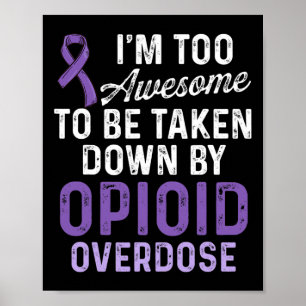 Opioide Überdosierung Sensibilisierung für den War Poster