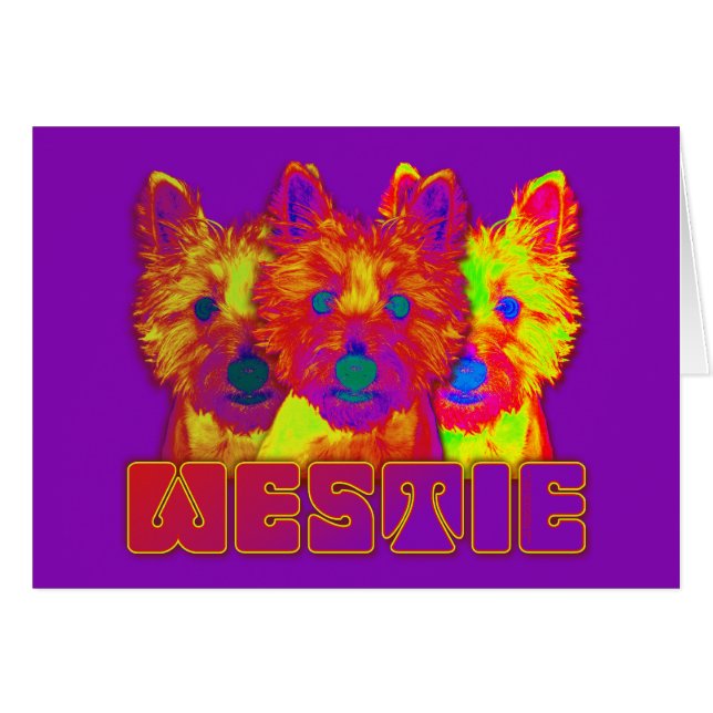 OPkunst - Westhochland Terrier (Vorderseite (Horizontal))