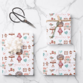 Opma Wrapping Paper Flat Sheet Set 3 Geschenkpapier Set