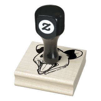 Opossum "AHHH" Gummistempel