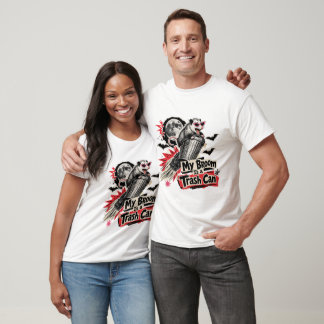 Opossum Drôle Ma Balai Est Un Poubelle T-Shirt