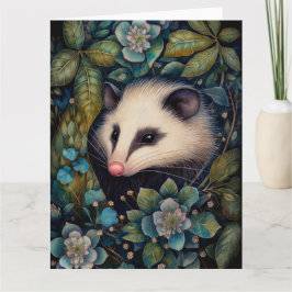 Opossum in der Brambles Grußkarte Karte