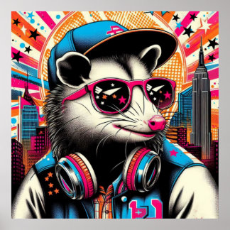 OPOSSUM IN DER GROSSSTADT-5 POSTER