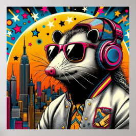 OPOSSUM IN DER GROSSSTADT-8 POSTER