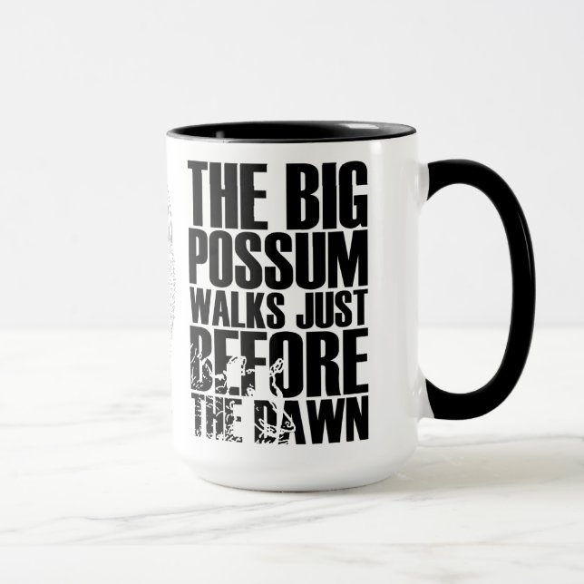 Opossum-Kaffee Tasse (Rechts)