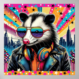 OPOSSUM-LEBEN IN DER STADT 4 POSTER