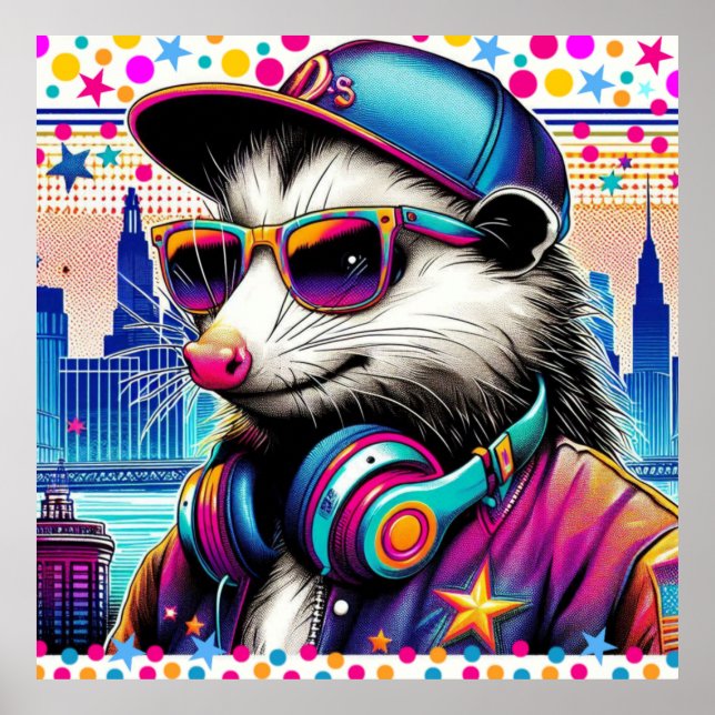 OPOSSUM-LEBEN IN DER STADT 5 POSTER (Vorne)