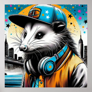 OPOSSUM-LEBEN IN DER STADT 6 POSTER