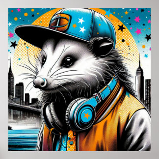 OPOSSUM-LEBEN IN DER STADT 6 POSTER