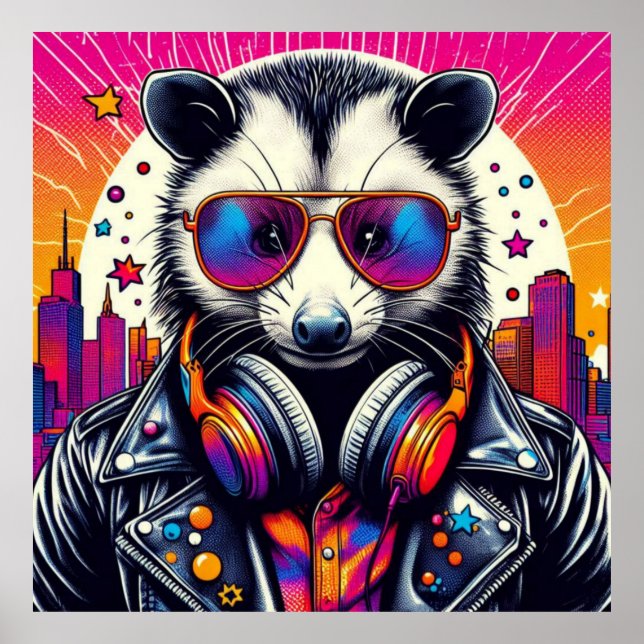 OPOSSUM-LEBEN IN DER STADT POSTER (Vorne)