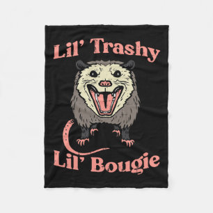 Opossum Lil Trashy Bougie Possum Street Cat Men Wo Fleecedecke