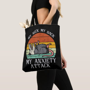 Opossum Mein Nacken Zurück Angstattacke Possum Son Tasche