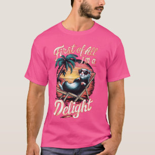 Opossum Possum als Erstes bin ich eine Freude Sarc T-Shirt