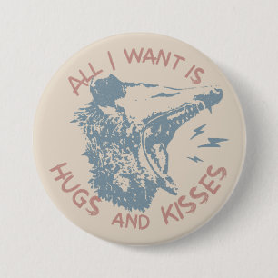 Opossum Possum für die Liebe Button