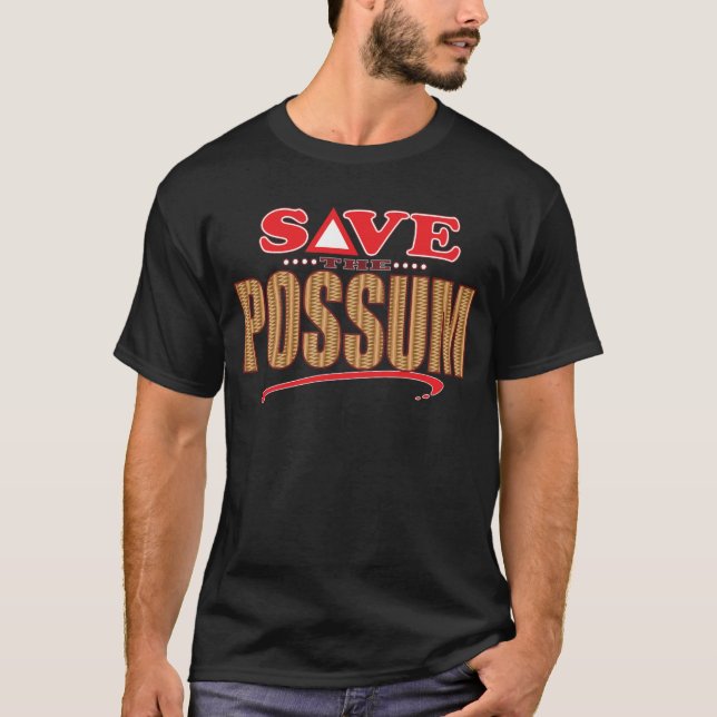 Opossum retten T-Shirt (Vorderseite)