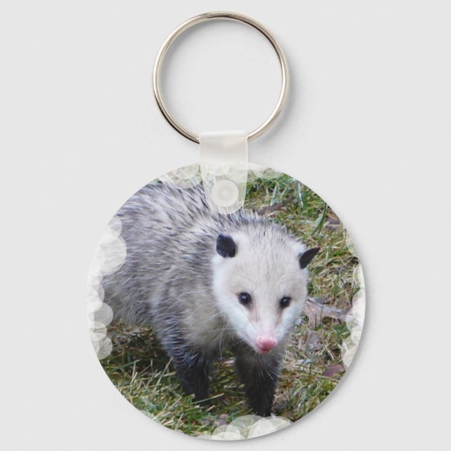 Opossum Schlüsselanhänger (Vorderseite)