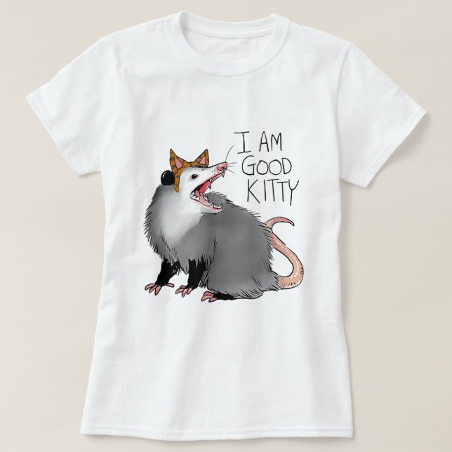 Opossum Shirt I Funny Possum Ich bin ein guter Kit (Design vorne)