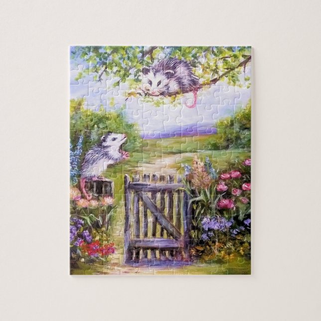 Opossum SUMMER CONVERSATION Puzzle (Vertical)