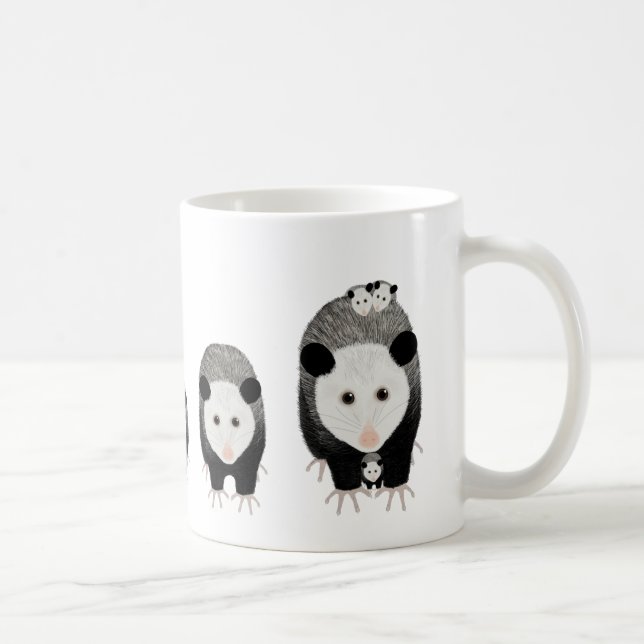 Opossum-Tasse Kaffeetasse (Rechts)
