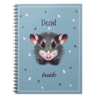 Opossum Tote Geister und Schädel Notizblock