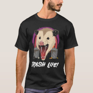 Opossum Trash Life Possum Müllkatze Marsupal T-Shirt