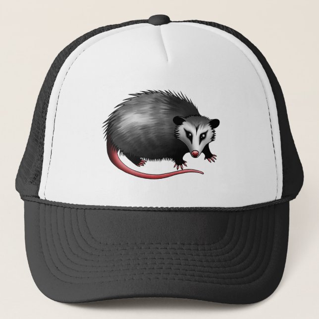 Opossum Truckerkappe (Vorderseite)