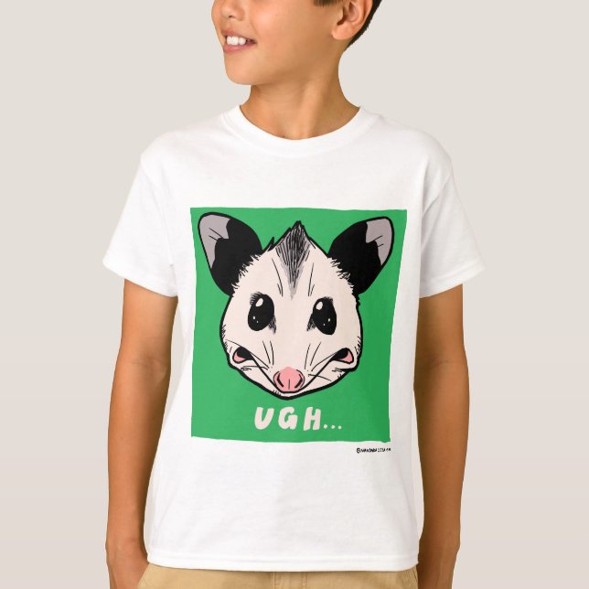 Opossum "UGH..." T-Shirt (Vorderseite)