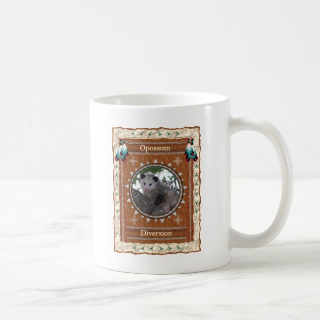 Opossum - Umleitung - Tasse des klassischen Kaffee (Rechts)