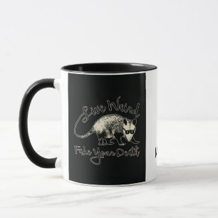 Opossum, Vis Bizarre, Fausse Tasse De Mort