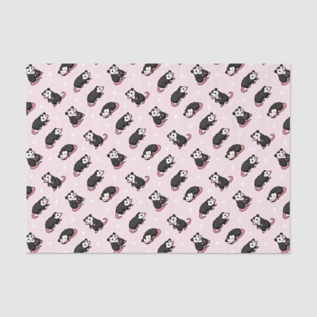 Opossums Seidenpapier (Vorderseite)