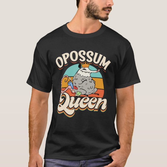 Opossums Vintage Opossum Queen T-Shirt (Vorderseite)
