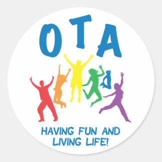 OPotherapie-Assistant STICKERS Runde